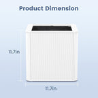 211+ Filter Replacement Compatible with Blue Pure 211+ and 211+ Auto Air Purifier, 2-Stage Filtration System of H13 True Filter & Activated Carbon Filter, 1 Pack