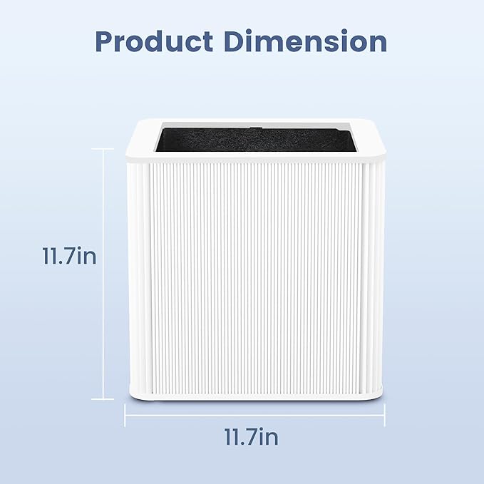 211+ Filter Replacement Compatible with Blue Pure 211+ and 211+ Auto Air Purifier, 2-Stage Filtration System of H13 True Filter & Activated Carbon Filter, 1 Pack