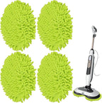 Microfiber Chenilles Pads for Shark Steamer S7001 s7020 s7000amz s7000 s7001tgt s7201 s8201 S7005 s8001 Series Rotating Steam Scrubber,Scrub Sanitize at The Same,Round Scrubbing Mop Replacement Pad