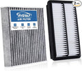 Engine+Cabin Air Filters Fit 2021-2025 2026 for Acura TLX L4 2.0L, 2018-2025 2026 Honda Odyssey V6 3.5L Engine Air Filter Replacement Automotive Accessories CF11182 CA12061