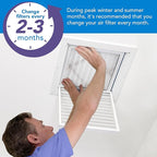 LotFancy 12x12x1 Air Filter MERV 11 4-Pack, Electrostatic Pleated AC Furnace Air Filter, Captures Dust, Smog & Pet Dander, Actual Size: 11.75"x11.75"x0.75"