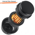 3/4"Thread Air Compressor Silencer Filter,20mm Metal Air Compressor Intake Filter and Noise Muffler,Air Compressor Replacement Parts for Generators,Blowers,Exhaust Ports
