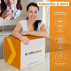 Rotek Water Systems Whole House Water Filtration System | 2-Stage Water Filter System | SED & ACB | Clean Drinking Water | Sediment & Carbon Filter | 10 Inch