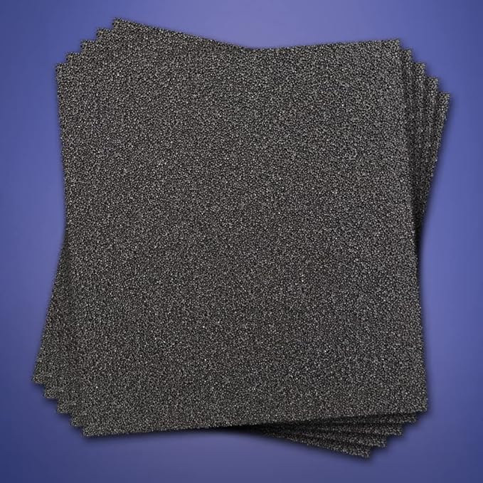 OdorStop Filter for All Models of OdorStop Ozone Generators, (2500UV2-4500UV2 - Charcoal), Pack of 5