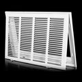 20x10 Return Air Grille [Duct Opening Size],Return Air Vent Cover for Wall Or Ceiling,Steel Return Air Filter Grilles Removable Face/Door for 1 Inch Filters (20"Wx10"H[Duct Opening])