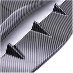 Universal Car Hood Scoop Air Flow Intake Decorative Turbo Bonnet Vent Cover Compatible For Audi And BMW Compatible For VW And Civic(Carbon look)