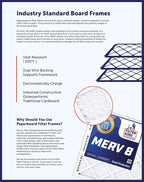 Filter King 6x12.25x1 Air Filter | 12-PACK | MERV 11 HVAC Pleated A/C Furnace Filters | MADE IN USA | Actual Size: 6 x 12.25 x .75"