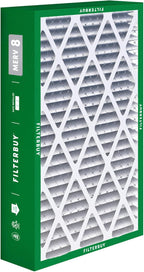 Filterbuy 16x28x6 Air Filter MERV 8 Essential Dust & Allergy Defense (2-Pack), Pleated HVAC AC Furnace Filters for AprilAire Space-Gard 401, 2400, & Lennox (Actual Size: 15.50 x 26.88 x 6.00)