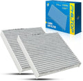 PHILTOP Cabin Air Filter w/Activated Carbon, Compatible with CF12156 BMW X3 2011, 2012, 2013, 2014, 2015, 2016, 2017, X4 2015, 2016, 2017, 2018, Filter Up Dust Pollen Odor, Pack of 2
