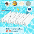 Savener® S7M120 System 3 Inner and Outer Pool Filter, Compatible with 25021-0200S & 25022-0201S, Replacement for Sta-Rite System 3 S7M120-KIT, SR300 Pool Filter Cartridge, 300 Sq. Ft