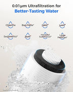 Waterdrop 15UBW-UF 0.01 μm Ultra Filtration Under Sink Water Filter System, Reduces Lead, Chlorine, Bad Taste & Odor, 2 Years, with Dedicated Brushed Nickel Faucet, USA Tech
