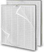2 Pack H7124 H13 True HEPA Replacement Filter with Washable Pre-filters, Compatible with GoveeLife H7124 H712C Smart Air Purifier, Part Number H7124-RF H721C-RF