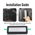 Fafeicy 3D Printer Air Filter Cartridges High Efficiency Activated Carbon Filter Replacement Advanced Particle Absorption Easy Installation