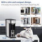 PHILIPS Reverse Osmosis Water Filter Countertop, Compact 5 Stage RO Water Filtration System Purifier Dispenser with Aquaporin Technology, NSF/ANSI 372 Certified, Reduce TDS