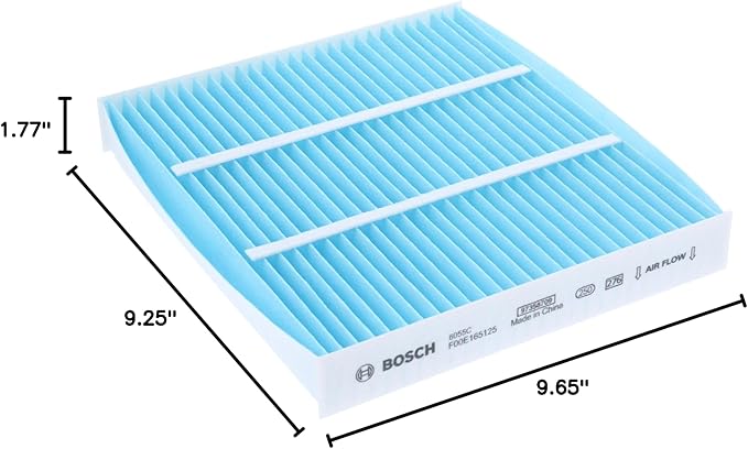BOSCH 6055C HEPA Cabin Air Filter - Compatible with Select Lexus ES,GS,GX,IS,LS,RX; Subaru Legacy,Outback; Toyota 4Runner,Camry,Corolla,Highlander,Prius,RAV4,Sequoia,Sienna,Tundra + More,(Pack of 3)