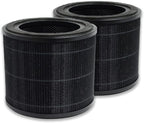 PUREBURG Replacement Filter Compatible with AirExpect & AirExtend Air Purifiers JL-AP-TB01,2-Pack H13 HEPA 3-Stage Filtration Activated Carbon 2-in-1
