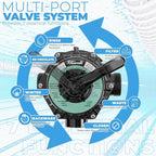 XtremepowerUS 19" InGround Above Pool Sand Filter System For Swimming Pool Up To 24,000 Gallons