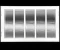 HVAC Premium 25 x 10 Duct Opening Steel Return Air Filter Grille, for 1-inch Filter, Removable Door, Flat Stamped HVAC Vent Cover Grille, Outer Dimensions 27.5 x 12.5