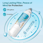 ICEPURE Alkaline ADQ73613401 Refrigerator Water Filter Replacement for LG LT800P, LT800PC, ADQ75795104, ADQ736134, ADQ73613402 Kenmore 9490 46-9490 LSXS26326S LSXS26366S LMXS30776S, Enhances PH, 2Pack