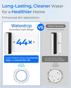 Waterdrop 2 Stage Whole House Water Filter System, with Heavy Metal Sediment Filter, Highly Reduce Mercury, Lead, Iron, Manganese, Chlorine for Well/City Water, WD-WHF21-PBH, 1" Inlet/Outlet