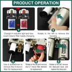 Industrial Grade 4-Stage Air Drying System, 3/4" NPT with Auto Drain, Desiccant Dryer, air Regulator, Particulate Filter and Coalescing Filter for Paint Spray, Plasma Cutter