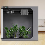 Filter Box 10 inches with Efficient Box Fan Filter, Duct Filters Box for Fresh Air Intake and Improved Airflow, HVAC Filter Box for Family, Factory, Minerals, Planting Tents