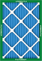 Filterbuy 10x14x1 Air Filter MERV 13 Optimal Smoke & Allergy Defense (3-Pack), Electrostatic Pleated HVAC AC Furnace Filters Replacement, Made in USA (Actual Size: 9.50 x 13.50 x 0.75)