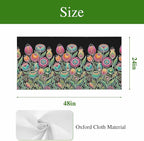 Fluorescent Light Covers for Ceiling Lights Colorful Flowers Magnetic Light Filters 3 Pack 4x2 ft Abstract Lines Floral Ceiling Lights Cover for Classroom Office School Home Drop Lamp Decor