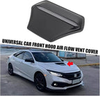 Compatible With BMW E60 E36 F10 F30 Compatible With Golf 5 6 7 Mk7 Compatible With Fiat 500 Universal Car Front Hood Air Flow Ve(Carbon Look)