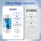 ICEPURE PP10BB 5 Microns 10" x 4.5" Whole House Sediment Water Filter Replacement Cartridge for Home, Compatible with RFC-BBSA, WFHD13001B, GXWH35F, GXWH30C, AP817, WHKF-GD25BB, 3 PACK