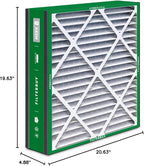 Filterbuy 20x20x5 Air Filter MERV 8 Essential Dust & Allergy Defense (2-Pack), Electrostatic Pleated HVAC AC Furnace Filters for Trion Air Bear 255649-103 & More (Actual Size: 19.63 x 20.63 x 4.88)