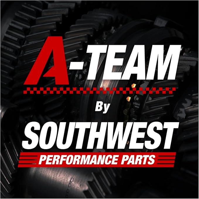 A-Team Performance High Flow Throttle Body Air Intake Filter - 14 in x 3 in, Round, Black - Carburetor Air Filter Kit - Washable & Reusable Design - Compatible with Chevrolet, GMC & Ford Models