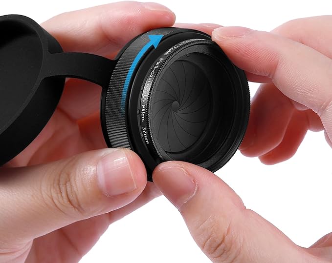 PVS14 Adjustable Iris Aperture Diaphragm Filter Pack M30 to M37 Iris Aperture Diaphragm Adapter Optical Diaphragm 1.5-26mm Lens Module Adapter Ring PVS-14 PVS 14 Optics