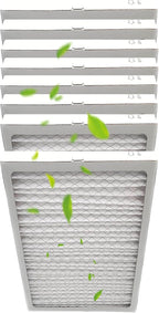 8-Pack 14x 17.5 x 1.75 MERV 13 Dehumidifier Replacement Filter, Compatible with Santa Fe Advance90, Advance120, Advance100, Ultra98H,Honey-Well DR90 & DR120 Dehumidifiers，Easy to Install