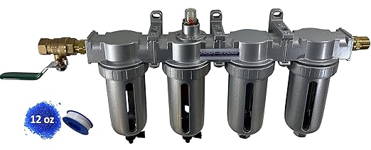 THB 4 Stage Ultra Clean Compressed Air Filter Dryer Combination (1/2" NPT)