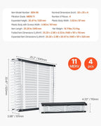 VEVOR 20x25x4 Furnace Air Filter, MERV 11 Pleated HVAC AC Replacement, Electrostatic 12-Month Air Cleaner, 4-Pack (Actual Size: 20.47x25.20x3.98 in), for Improving Home Indoor Quality