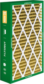 Filterbuy 16x28x6 Air Filter MERV 11 Superior Pet & Allergy Defense (4-Pack), Pleated HVAC AC Furnace Filters for AprilAire Space-Gard 401, 2400, & Lennox (Actual Size: 15.50 x 26.88 x 6.00)