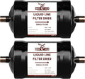 2 Pack Buck Single Flow Refrigerant Liquid Line Filter Drier 3/8" ODF Sweat BDML-083S - Compatible with CFC, HCFC, HFC - Straight Cool Air Conditioners (1-5 Tons)