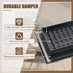 Air Floor Vent Adjustable Register 4x12 Inch Floor Register Vents for Home Floor Register Vents Bronze Color