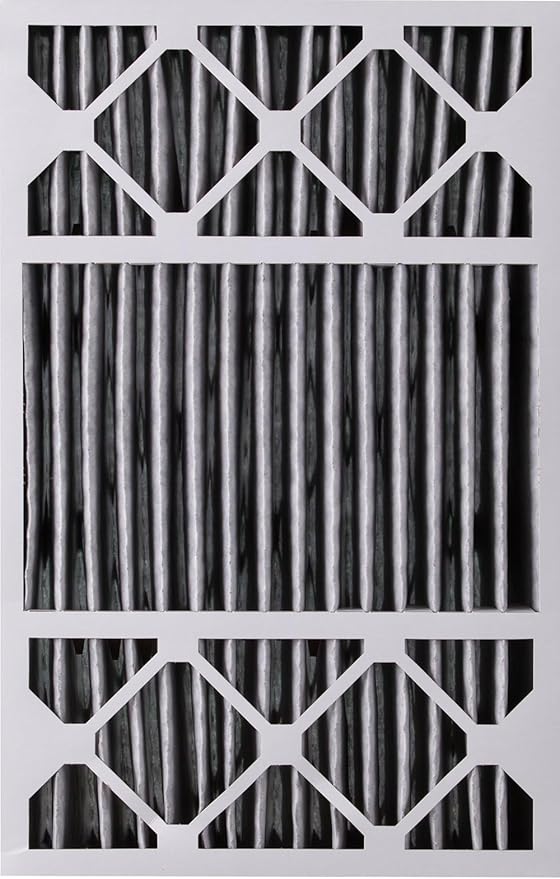 Nordic Pure 16x25x5 (Actual Size: 15 3/4 x 24 3/4 x 4 3/8) Honeywell Replacement Air Filters MERV 10 Plus Carbon 2 Pack