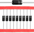 Chanzon 1N4007 Rectifier Diode 1A 1000V DO-41 (DO-204AL) Axial 4007 IN4007 1 Amp 1000 Volt Electronic Silicon Diodes (Pack of 100 Pieces)