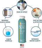 SplashWiz Proteam Spa Filter Clean - Spa Filter Cleaner for hot tub - Hot tub Filter Cleaner Soaking Solution Hot Tub Chemicals Care Guide - Made in USA (1 pt)