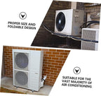 Happyyami Air Conditioner Hood Air Conditioner Cover Weatherproof Easy to Clean 100x80x41cm