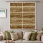 Vintage Western Bedroom Curtains 72 Inch Length, Window Curtains Tab Top, Rustic Farmhouse Wooden Grain Barn Door Light Filtering Window Treatments Drapes 52"x72" 2 Panel