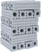 RealPlus Ceramic Bio Filter Media for Aquarium Sump Canister Pond Fish Tank, Vast Surface Area (3.8" Length / 72pcs)