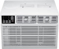 Whirlpool 18,000 BTU Window Air Conditioner with Dehumidifier, 230V, Window AC for Large Rooms up to 1000 Sq. Ft., Bedroom, Living Room, Apartment, with Remote, 3 Speeds, and 24H Timer, White