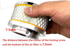2-5/8 2-5/16 inch Air Cleaner neck Inlet Diameter 2.625” 2.27” compatible SPE-4790 Fits all Rochester, Holley 1 or 2 barrel carburetors.Suitable for carburetors with and without air filter bracket