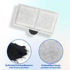 6pcs Filter Cartridges Replacement for Aquarium Water Filtration, 3.7x2.1 Inch Fish Tank Filter Compatible with Topfin EF-S & BF5 BETTAFLO Filter Systems