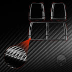 Carbon Fiber Interior Full Compatible with BMW X5 Dashboard air Conditioning Vents 6 pcs.-1