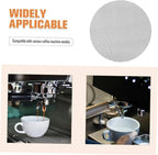 jojofuny Coffee Machine Extraction Mesh Screen Stainless Steel Reusable Filter for Espresso Maker Portable Dripper Tool for Home Brewing and Maintenance